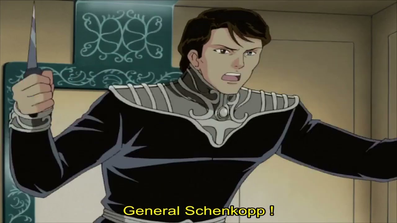 LoGH - I've acted out a ridiculous farce (Walter Von Schenkopp and Reuental fight with blades)
