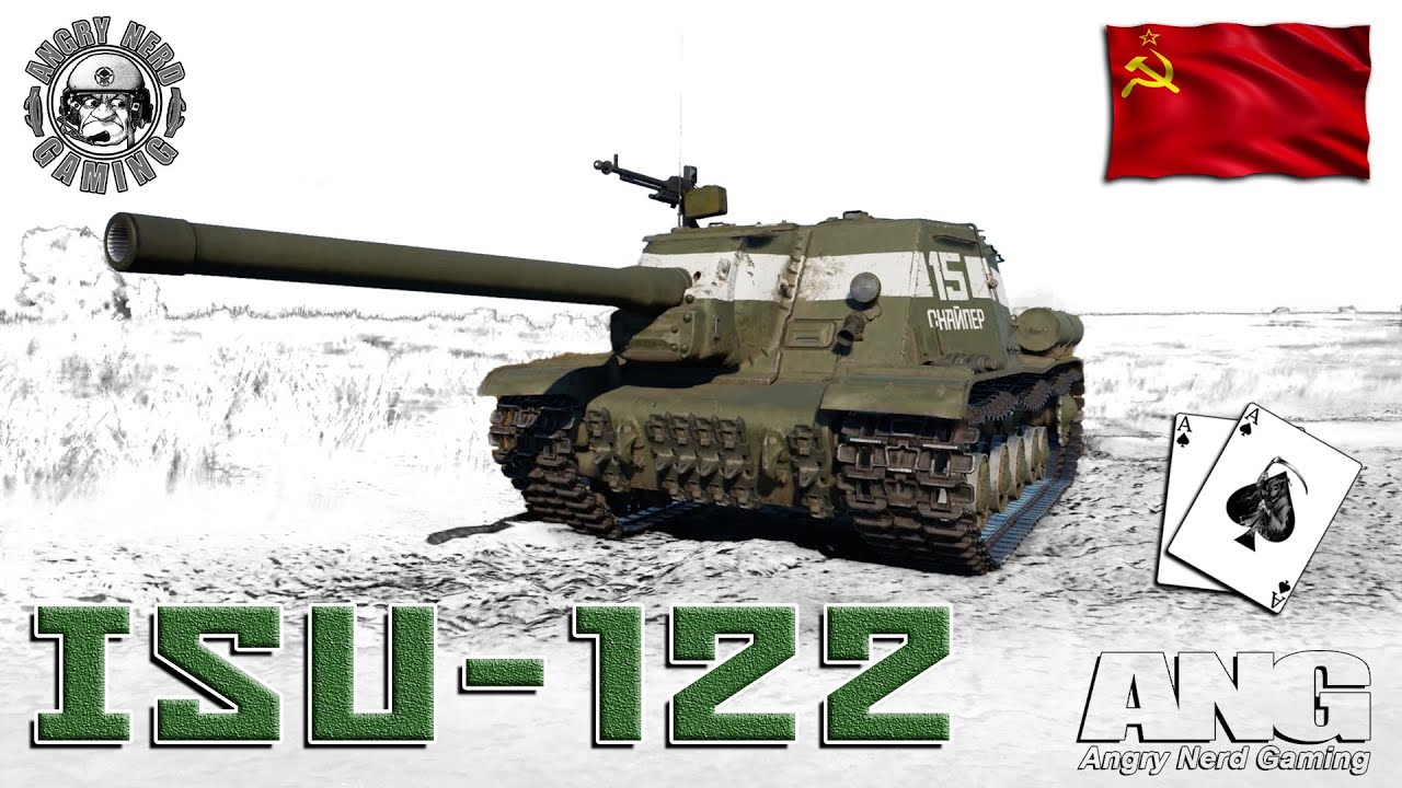 War Thunder Arcade: ISU-122, Soviet, Tier-3, Tank Destroyer
