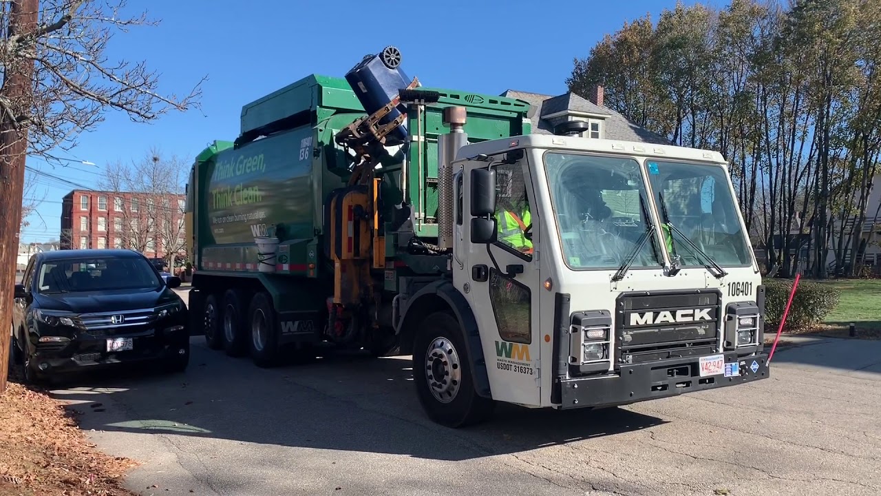 Waste Management 106401 ~ CNG Mack LR Labrie Automizer ASL