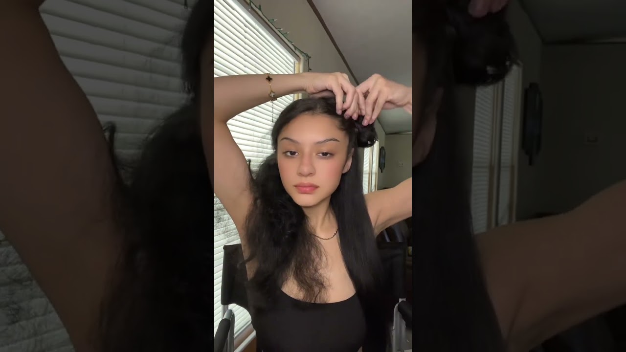 From Curly To Straight #latinacontentcreator #curlytostraight #transition