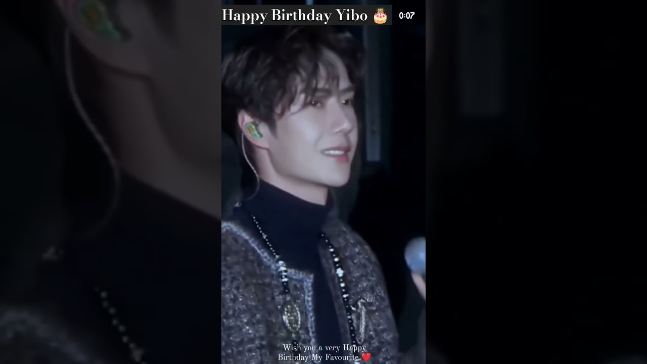 Happy Birthday Yibo 🎂🎉  @yibo.w_85 #Wangyibo #王一博 #UNIQ-王一博