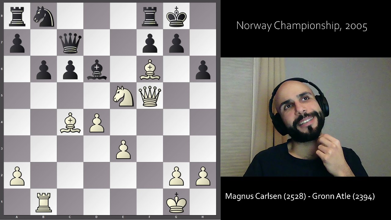 Norway Championship 2005 | Magnus Carlsen - Gronn Atle