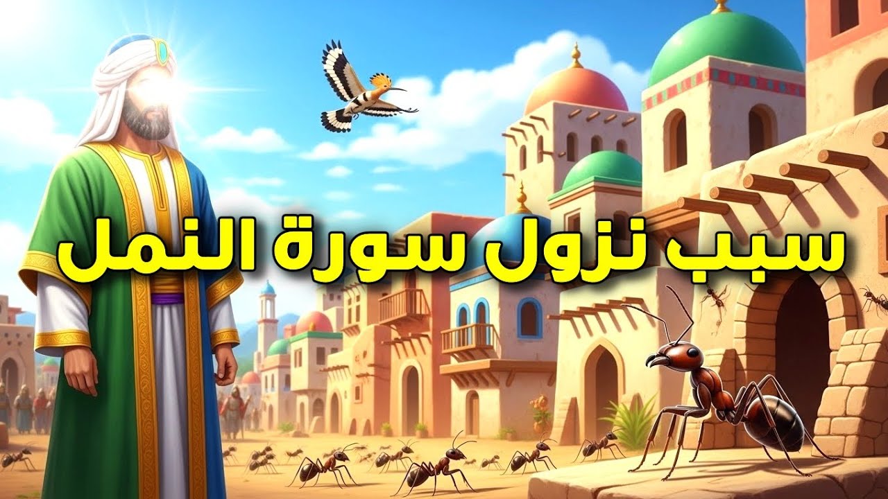 سبب نزول سورة النمل وسر النملة العجيبة التي كلمت سيدنا سليمان