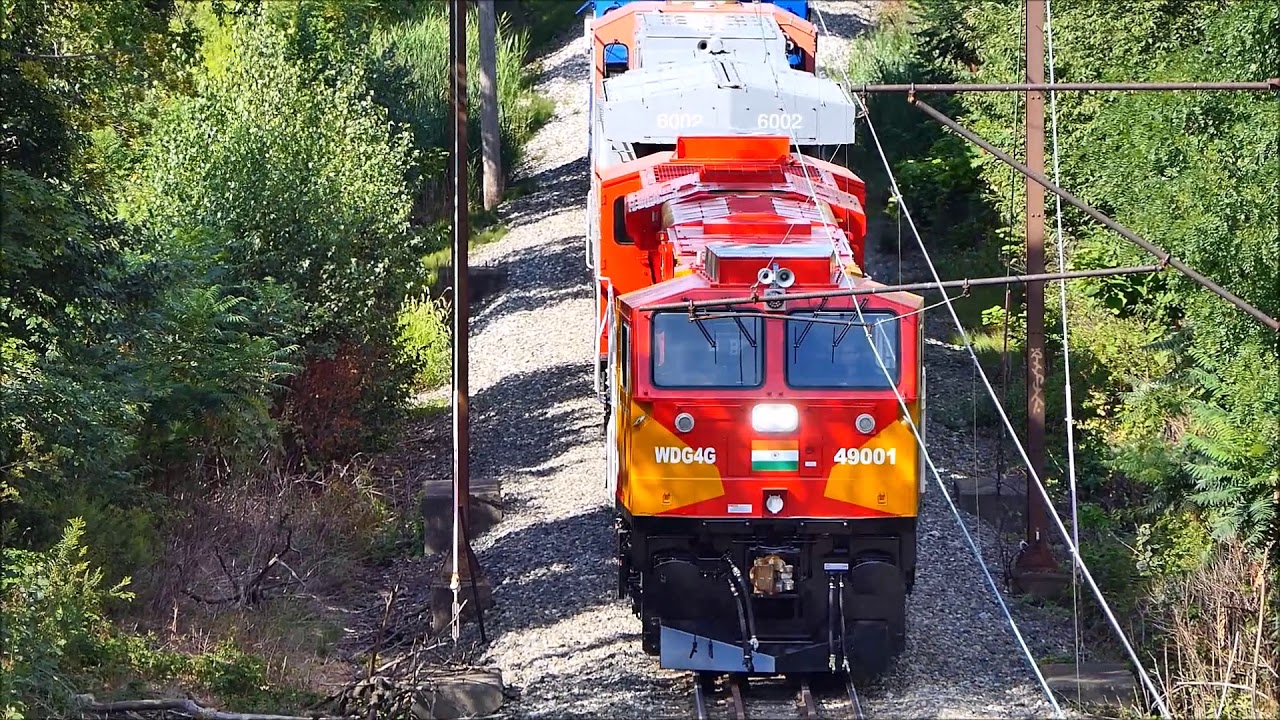 Indian Railways 49001 testing in US August 28, 2017