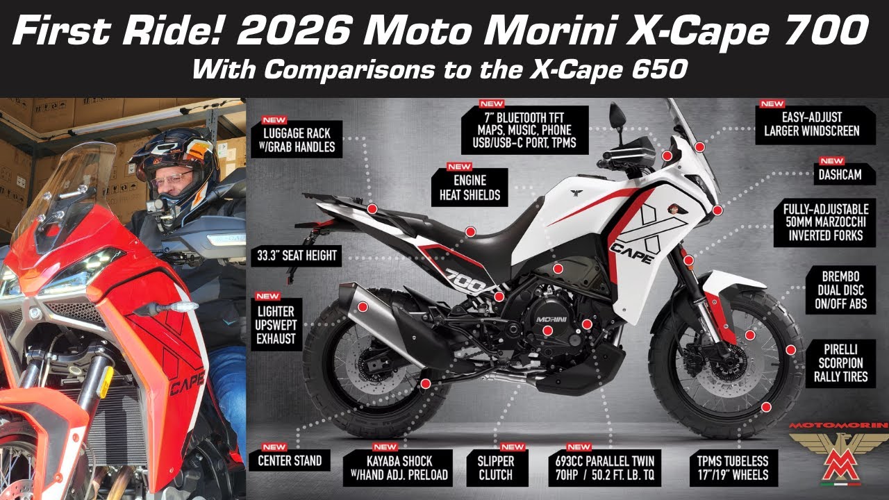 🔥 First Ride: 2026 Moto Morini X-Cape 700 – Step Up from the 650 & Tenere 700 Comparison!