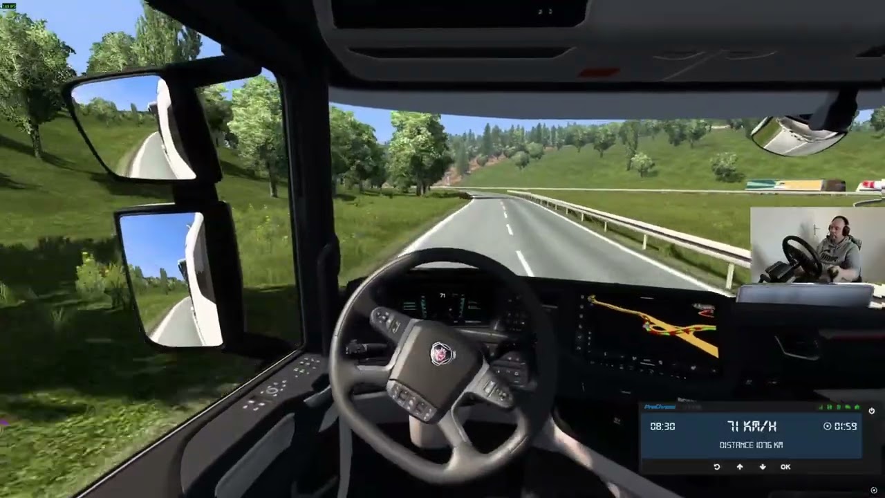 #ets partie 1 c'est partie aujourd'hui pour roulez sur (PRODRIVER) ;)