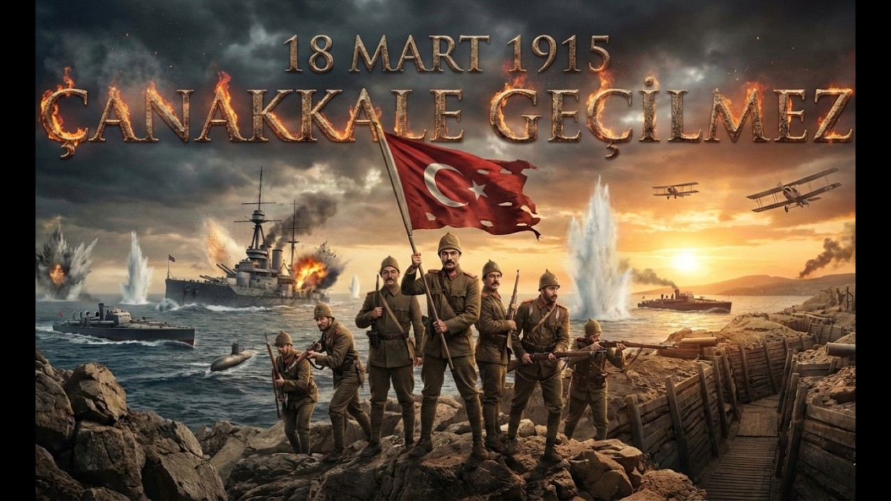 18 MART 1915 ÇANAKKALE GEÇİLEMEDİ !