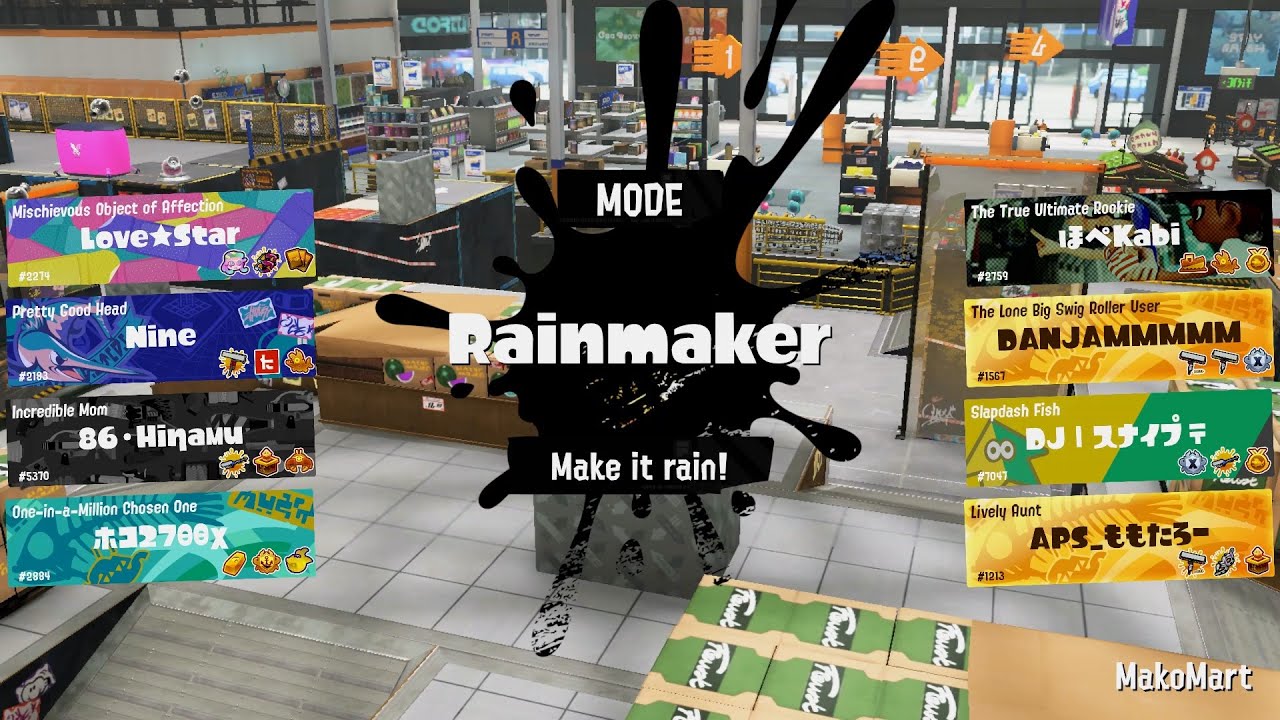 【Splatoon3】X Rank | Rainmaker #9