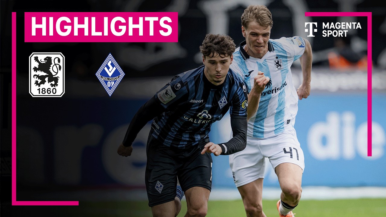 TSV 1860 M&uuml;nchen - SV Waldhof Mannheim | Highlights 3. Liga | MAGENTA SPORT
