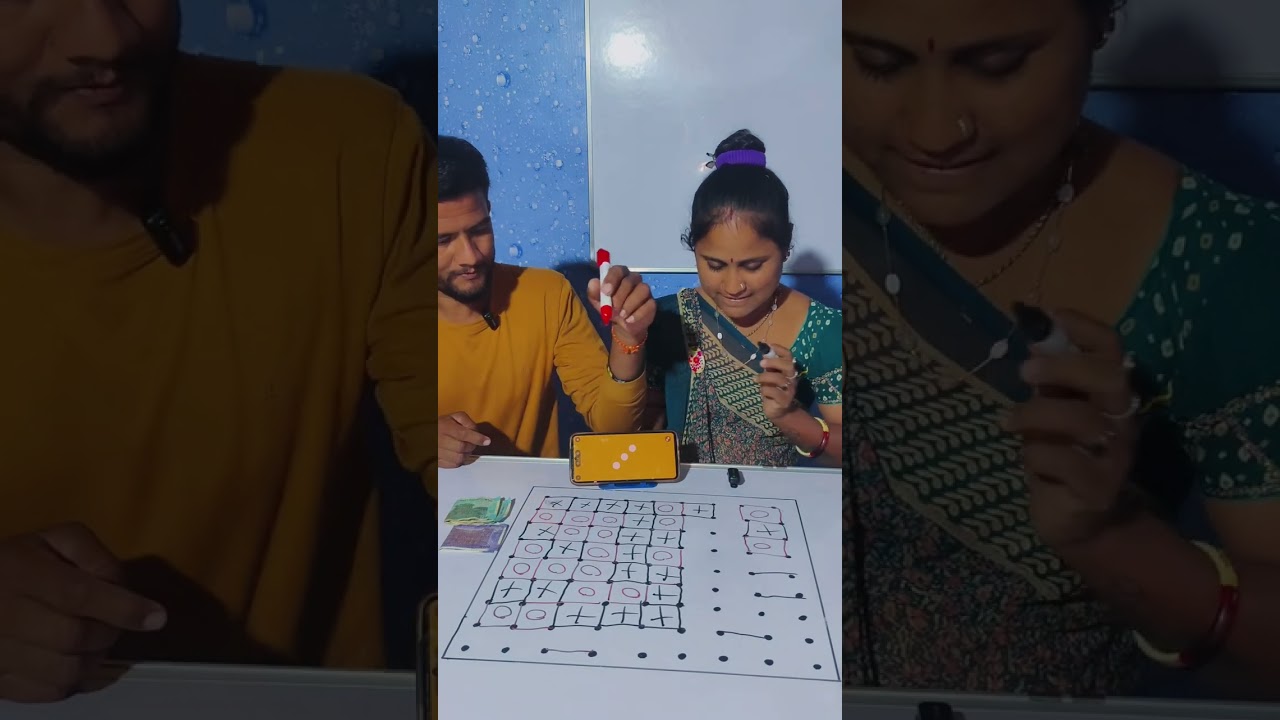 “Couple Dot Game Challenge 😍 | Winner Takes the Money 💰 |“Love + Logic 💕 | Couple Strategy Game”