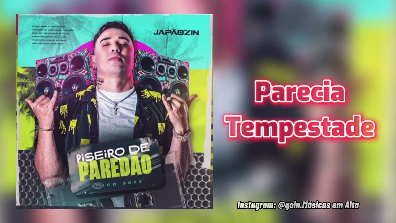 Parecia Tempestade - Jap&atilde;ozin | CD PISEIRO DE PARED&Atilde;O |