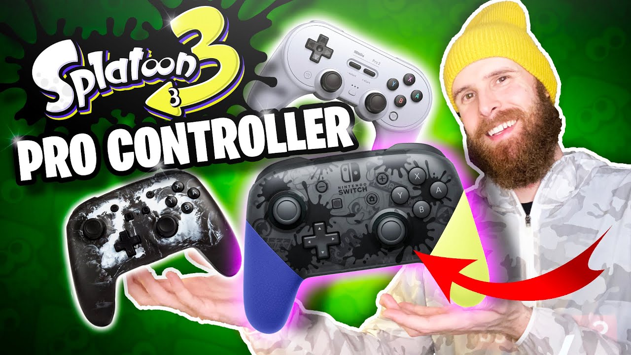 Контроллер Splatoon 3 Pro &mdash; ПОДРОБНЫЙ ОБЗОР И СРАВНЕНИЕ (+ Amiibo)! 🦑