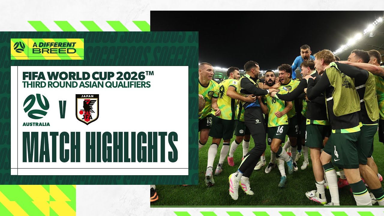 Subway Socceroos v Japan | Highlights | FIFA World Cup 2026 Qualifier