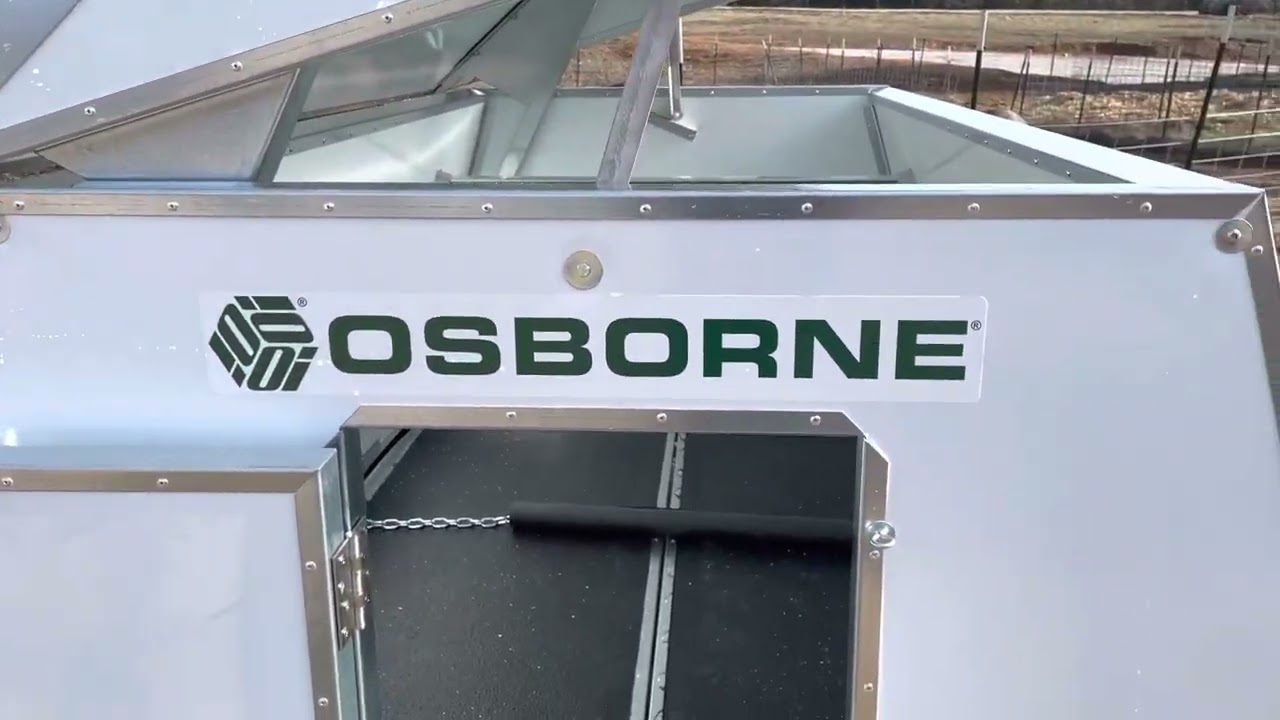 My first by look at the Osborne Industries Hog hut farrowing shelter