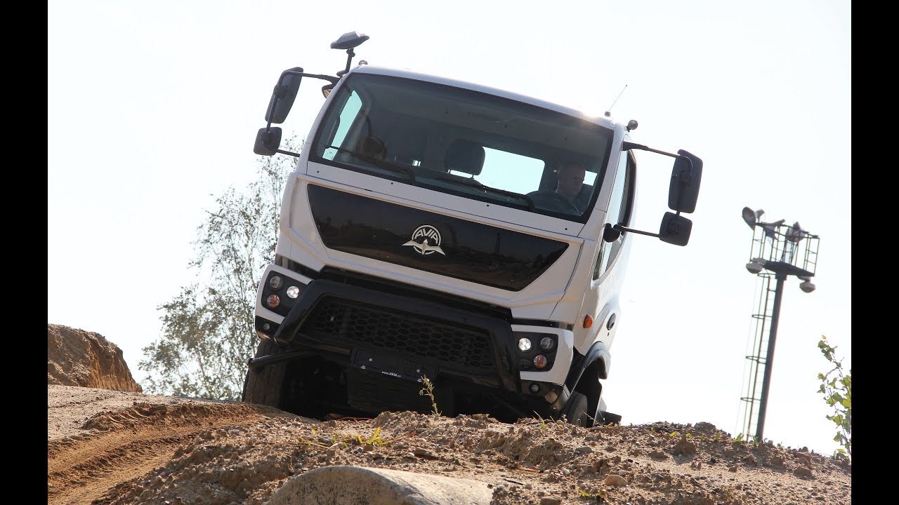 Nová AVIA D120 4x4 INITIA na technicko-terénním polygonu!!!