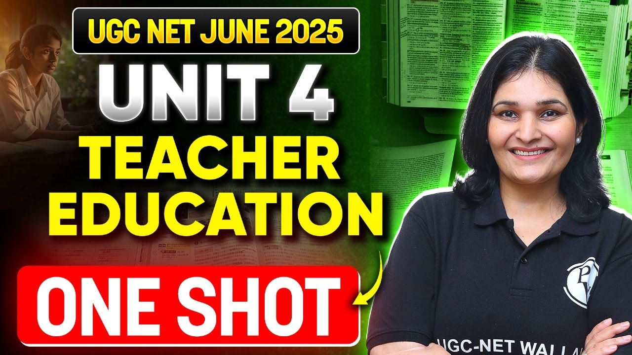 UGC NET June 2025 Education | Unit - 4 Teacher Education | Priyanka Ma'am