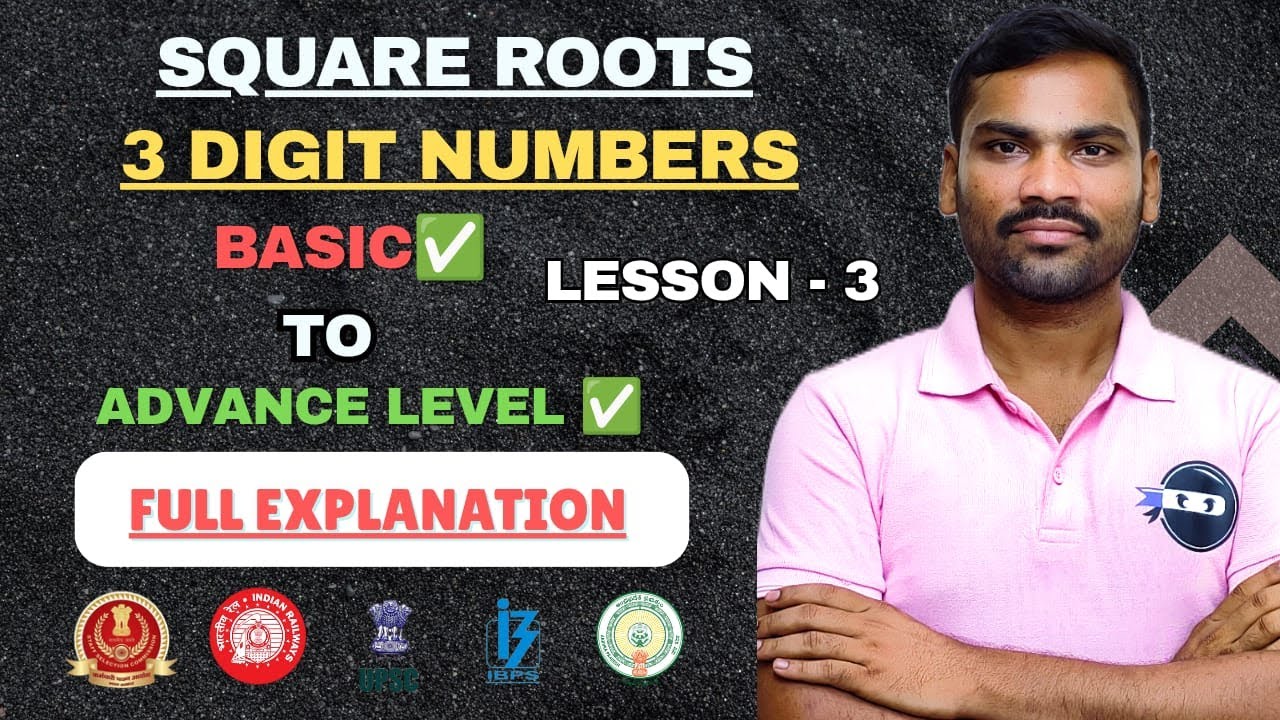 Square Root of 3 Digit Numbers | Fast Tricks & Short Methods
