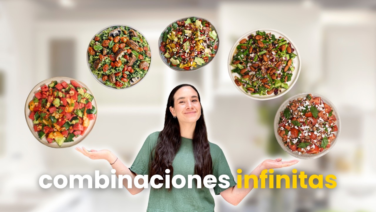 No volverás a comer ensaladas aburridas con esta FÓRMULA SENCILLA 🥦