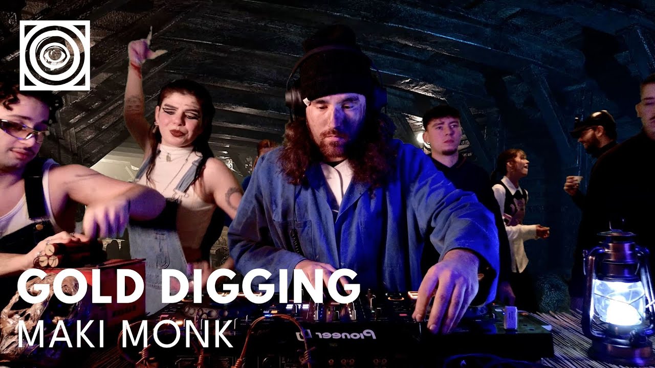 Techno Funk Gold Mining DJ Set | Maki Monk [4K]