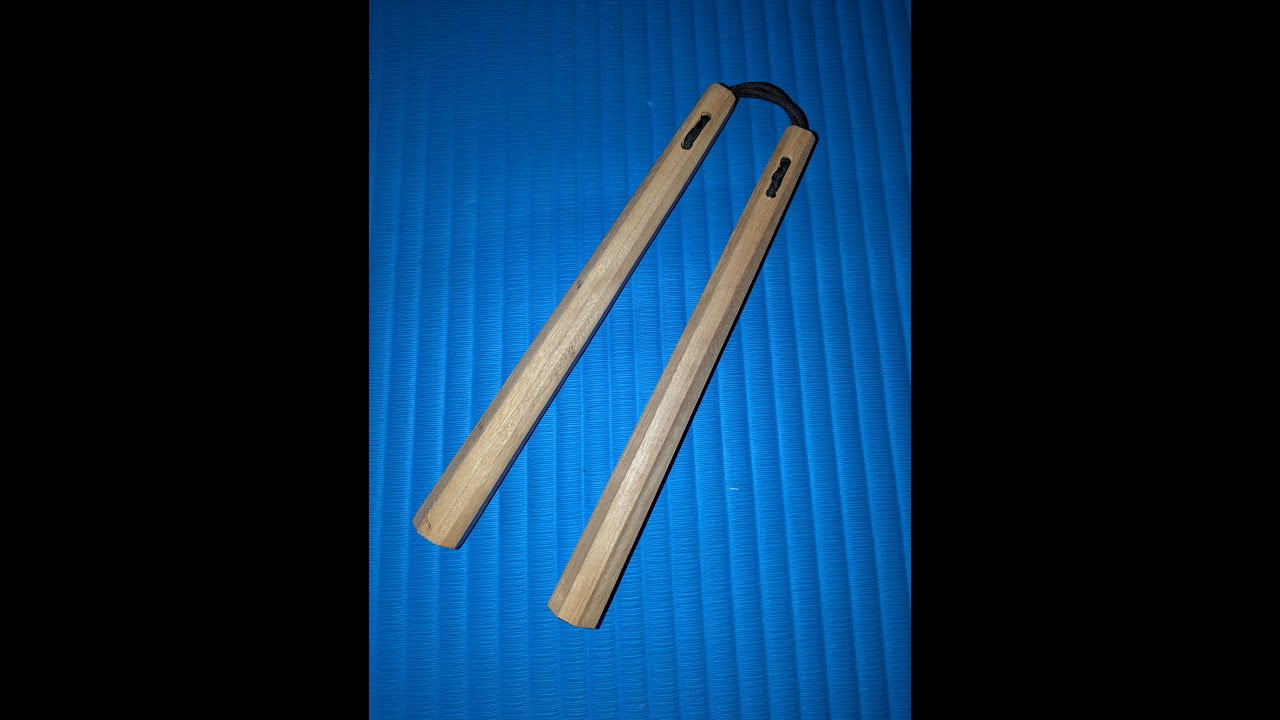 How to re-string Nunchaku. Three String no knot. Naraasun dojo