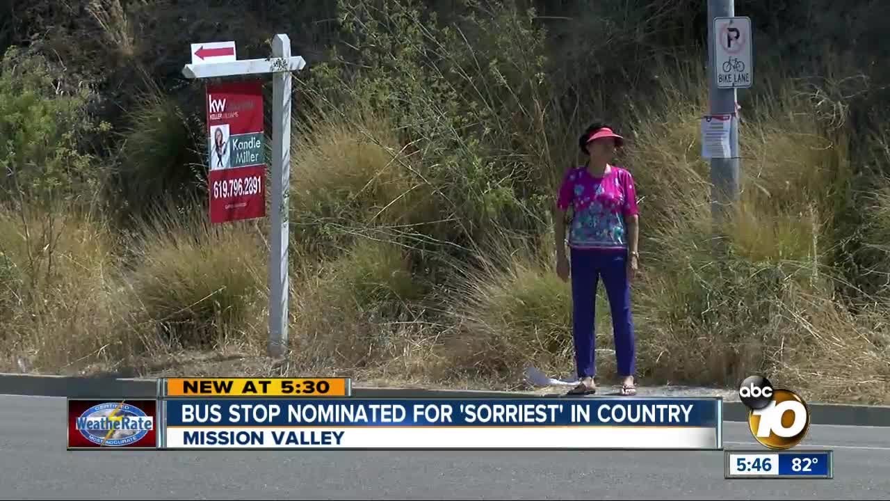 Mission Valley bus stop makes list of nation's worst