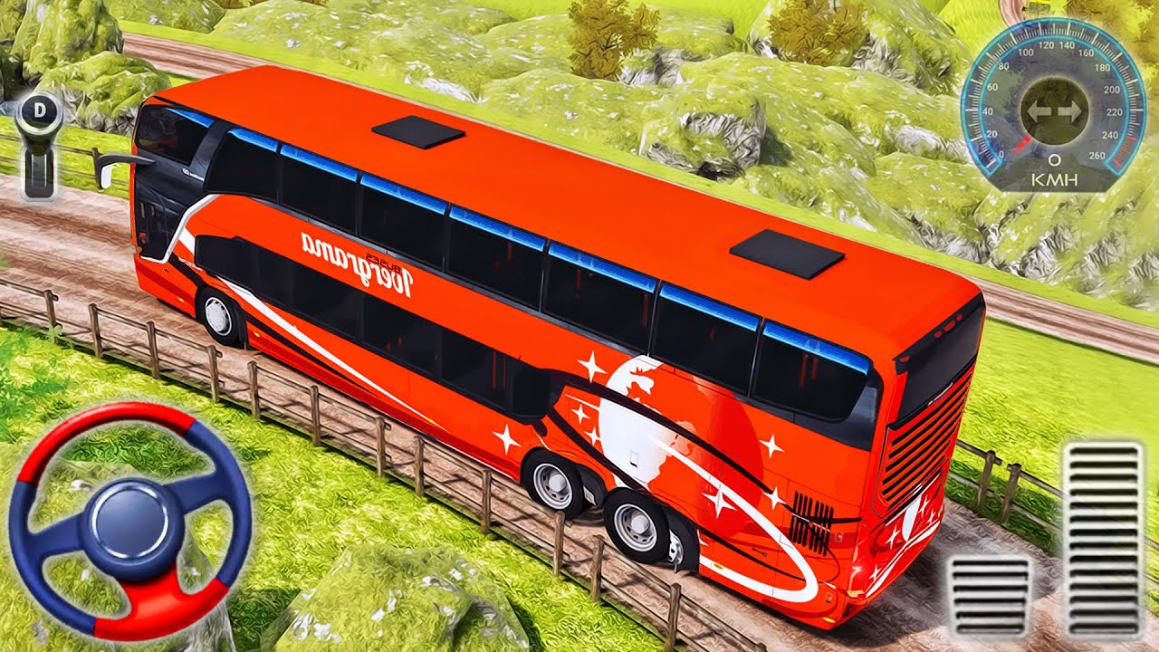 Euro Coach Bus Simulator 3D - Real City Bus Driving - Android GamePlay