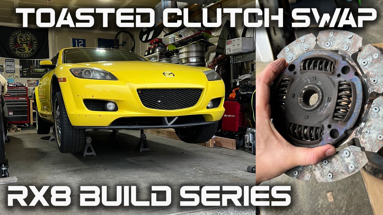 Замена сцепления на Mazda RX8! Диск сцепления пропал! || Серия Renesis Rotary Build