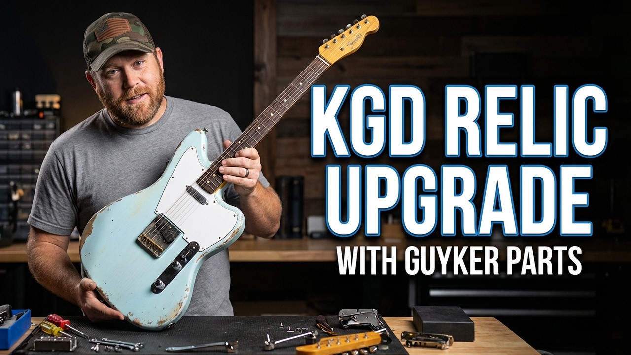 Upgrading the KGD Telemaster relic  With Guyker  Relic Guitar Parts