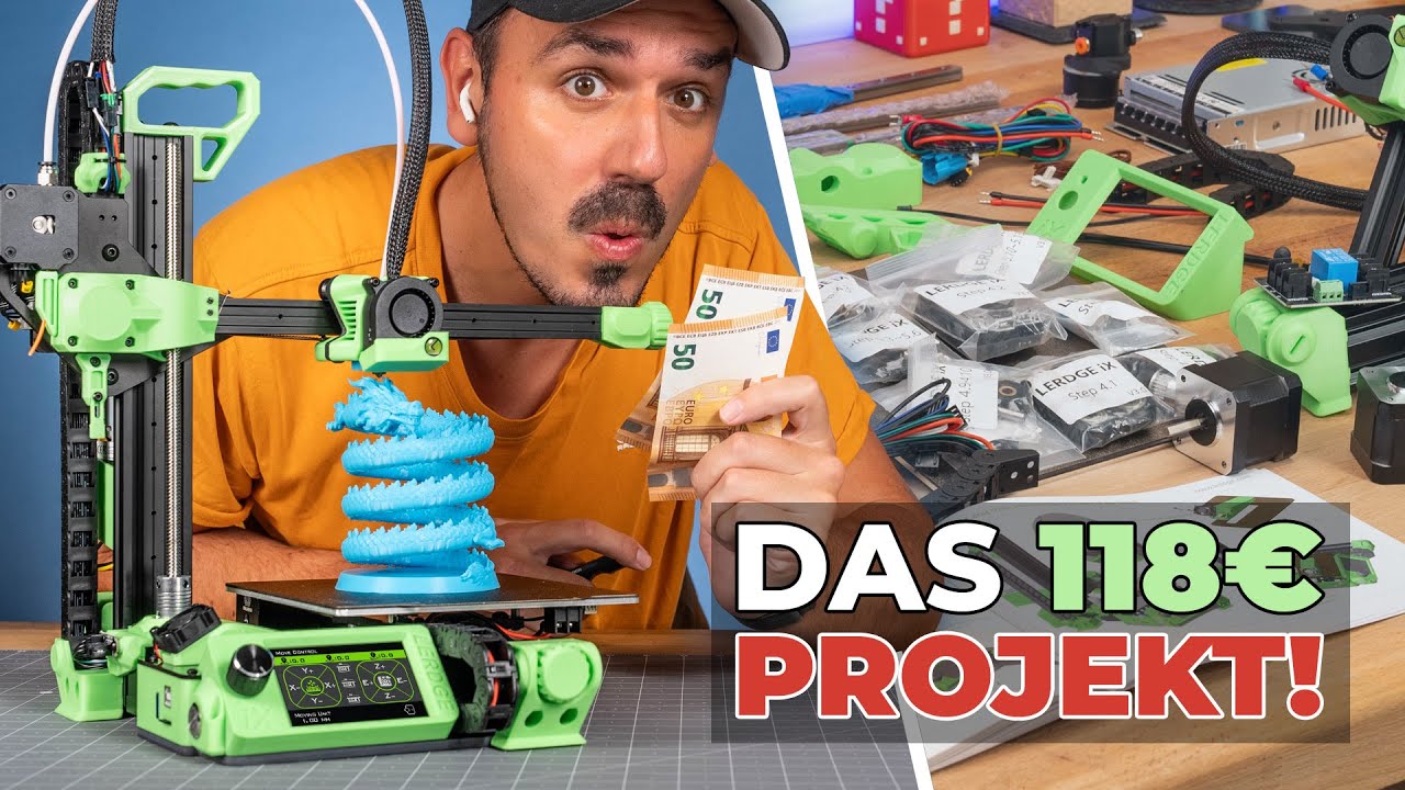 LERDGE iX | 3D Drucker Projekt mit Lerneffekt f&uuml;r ALLE! (Low Budget)