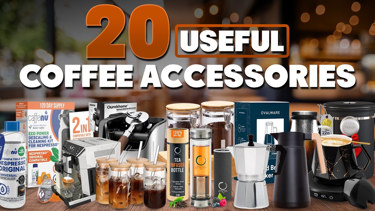 20 полезных аксессуаров для кофе на Amazon, которые улучшат ваш кофеварку.