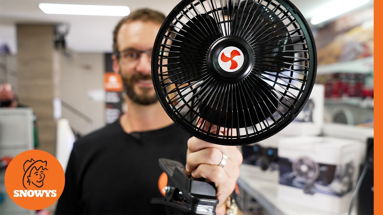 Rovin 12V Portable Oscillating Fan with Clamp 6