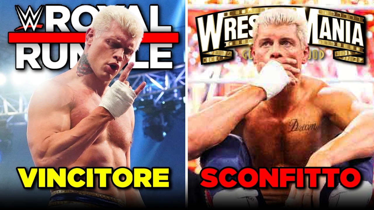 I vincitori della Royal Rumble che hanno PERSO a WrestleMania