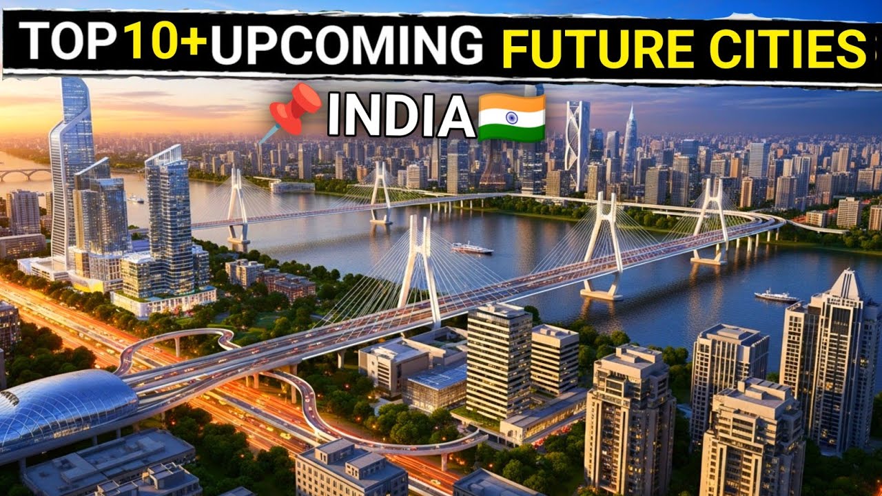 Top Upcoming Smart Cities In India 🇮🇳 2025 | India's Future Upcoming Smart Cities 2025 In Hindi |