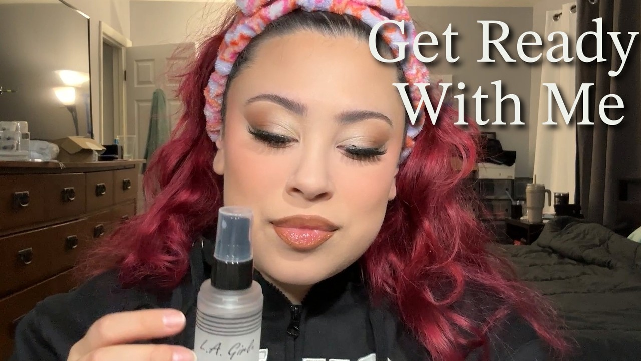 ASMR Whispered GRWM 💄 Soft Glam Winged Eyeshadow