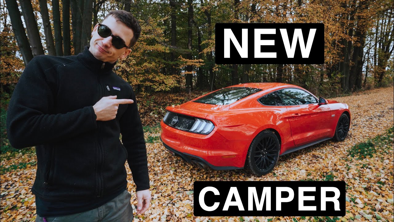 camping with ford mustang