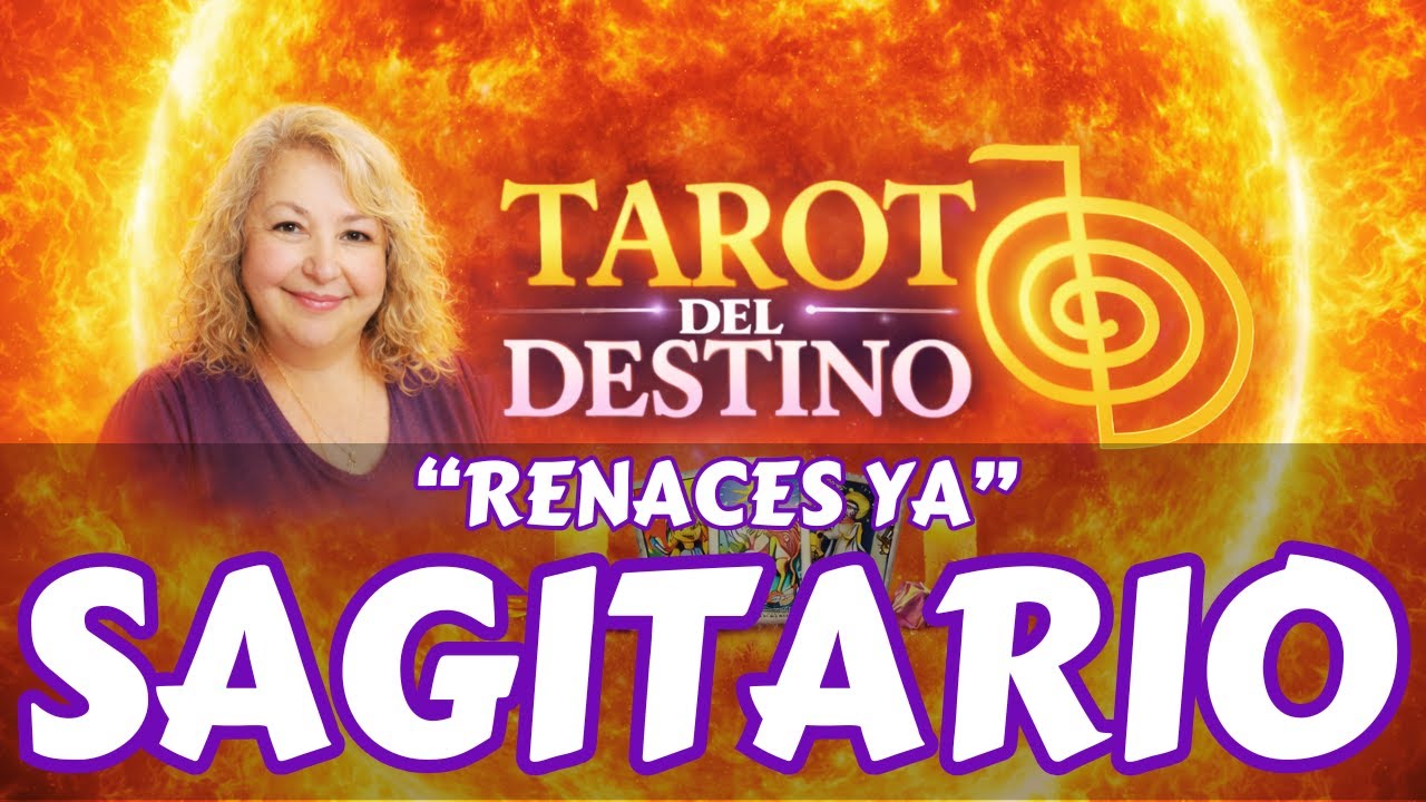 SAGITARIO ♐ VIENE UNA TRANSFORMACIÓN… TE LIBERA Y TE HACE RENACER | Tarot del Destino #sagitario