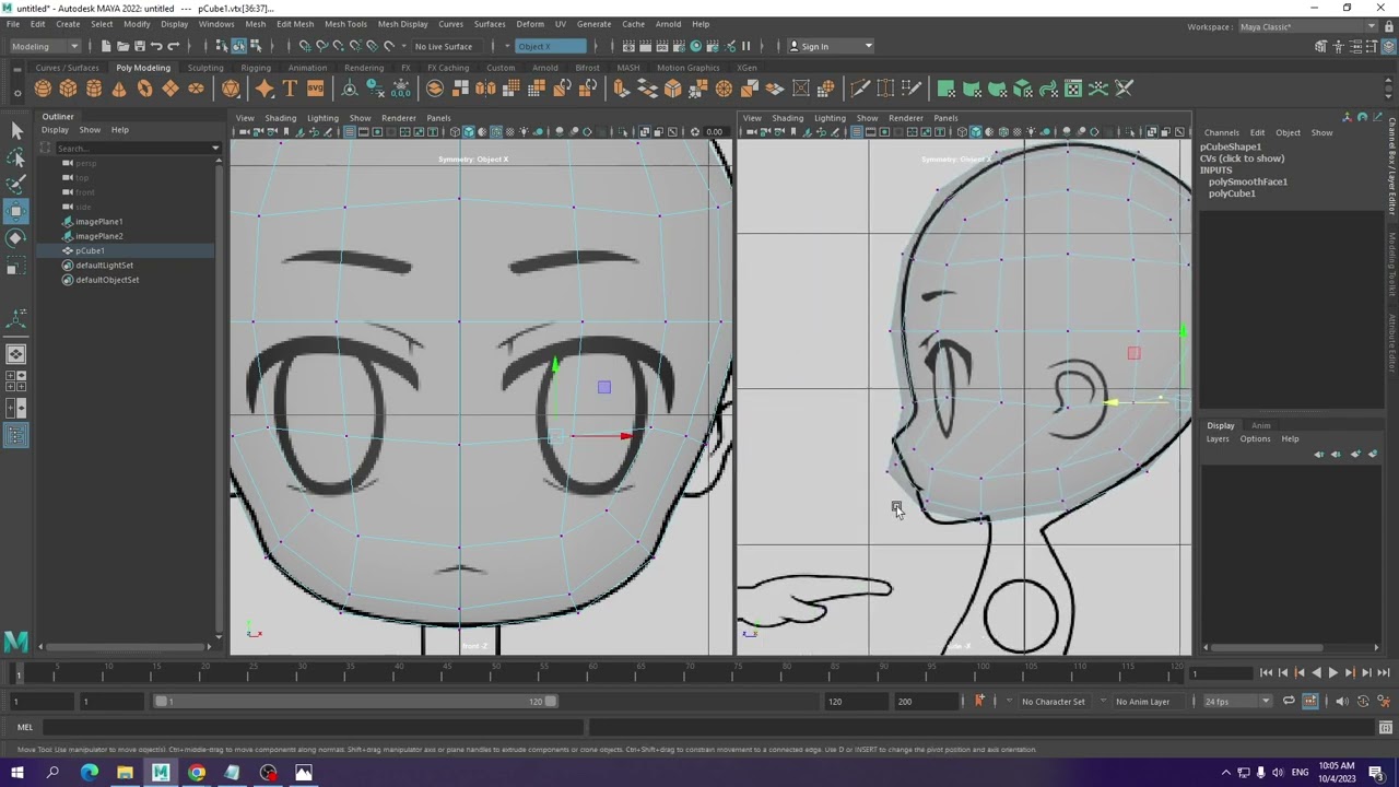 Maya - Chibi body - Part 1