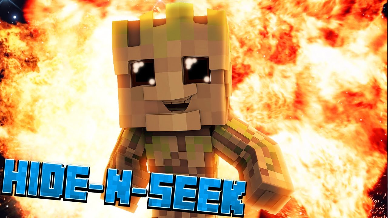 BABY GROOT! Minecraft Guardians of the Galaxy HIDE N SEEK
