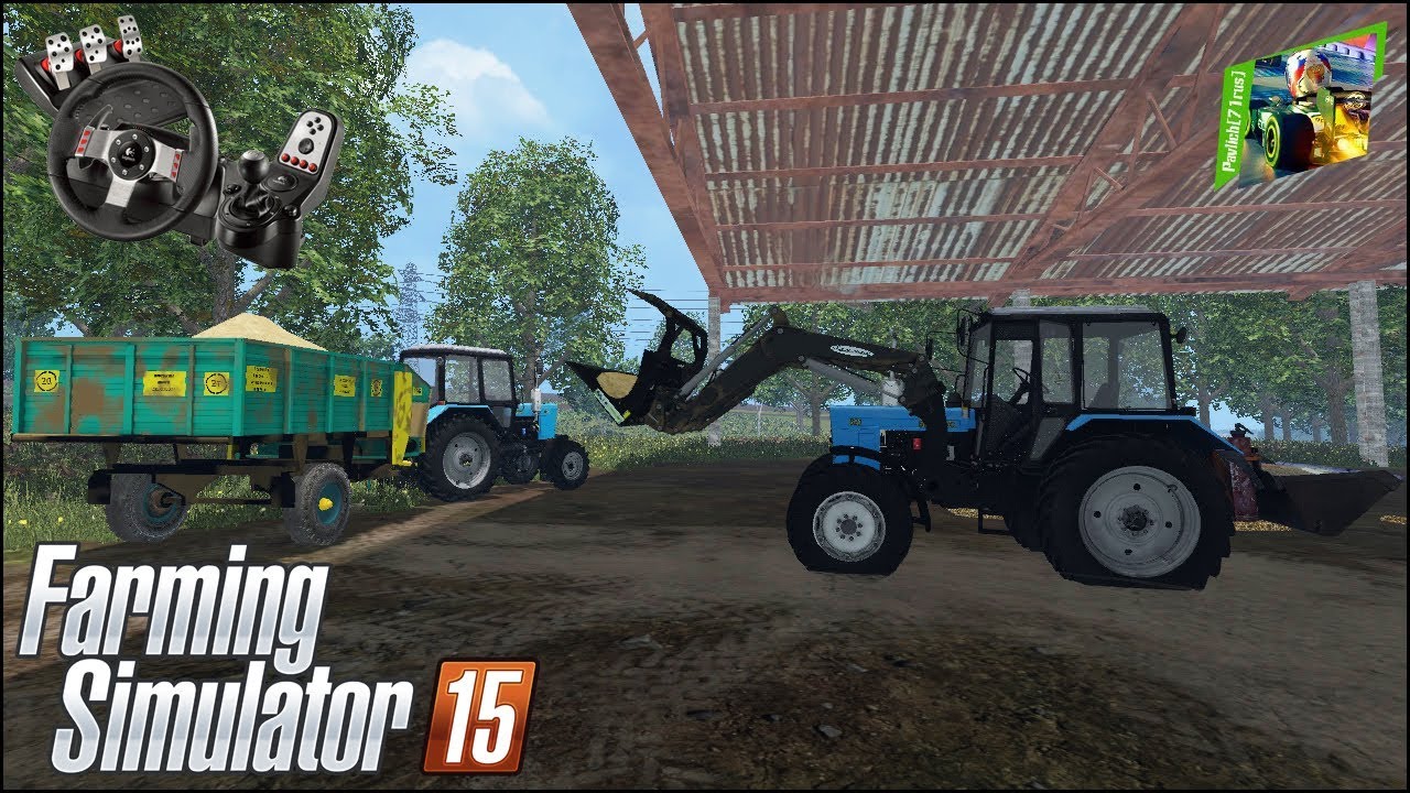 FS2015 - Один российский край - 125 - ячмень на товарный склад, кормосмесь и молоко