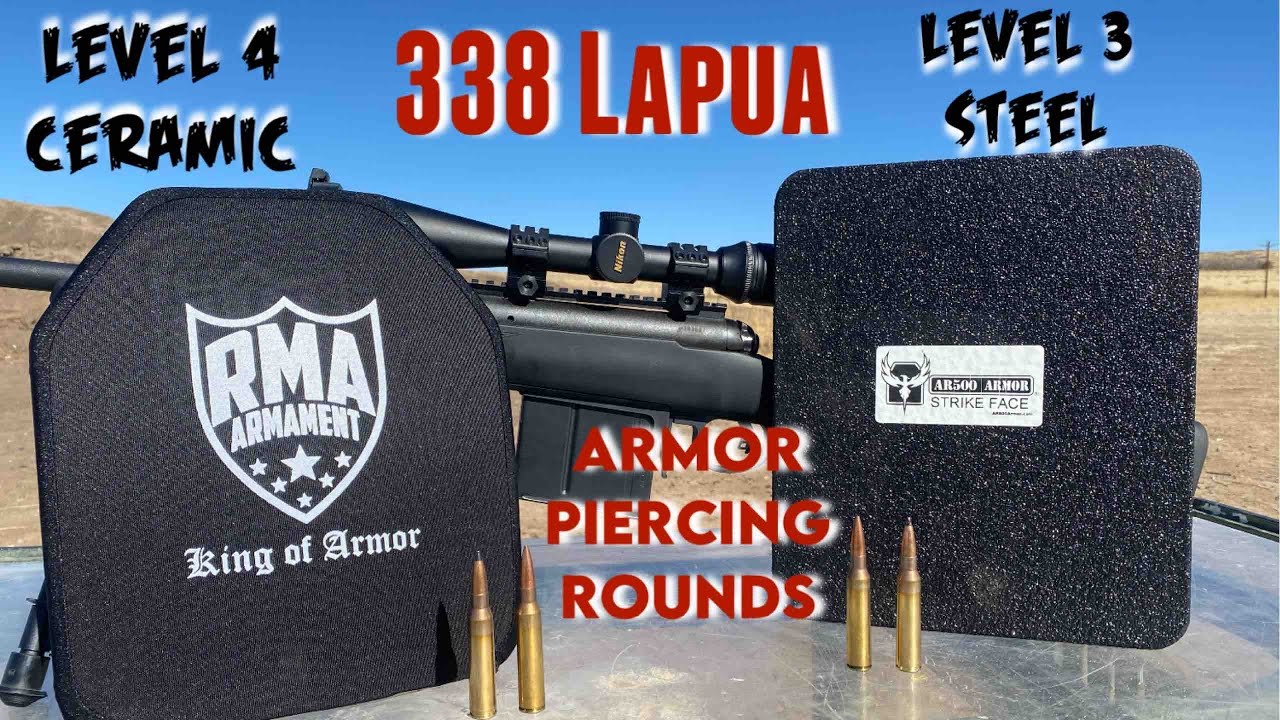 338 Lapua бронебойные патроны против бронежилетов 3 и 4 уровня