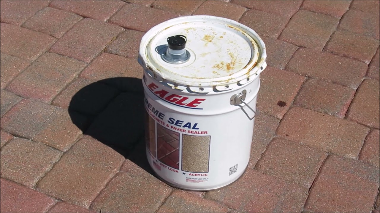 DIY Brick Driveway Sealer - The Result