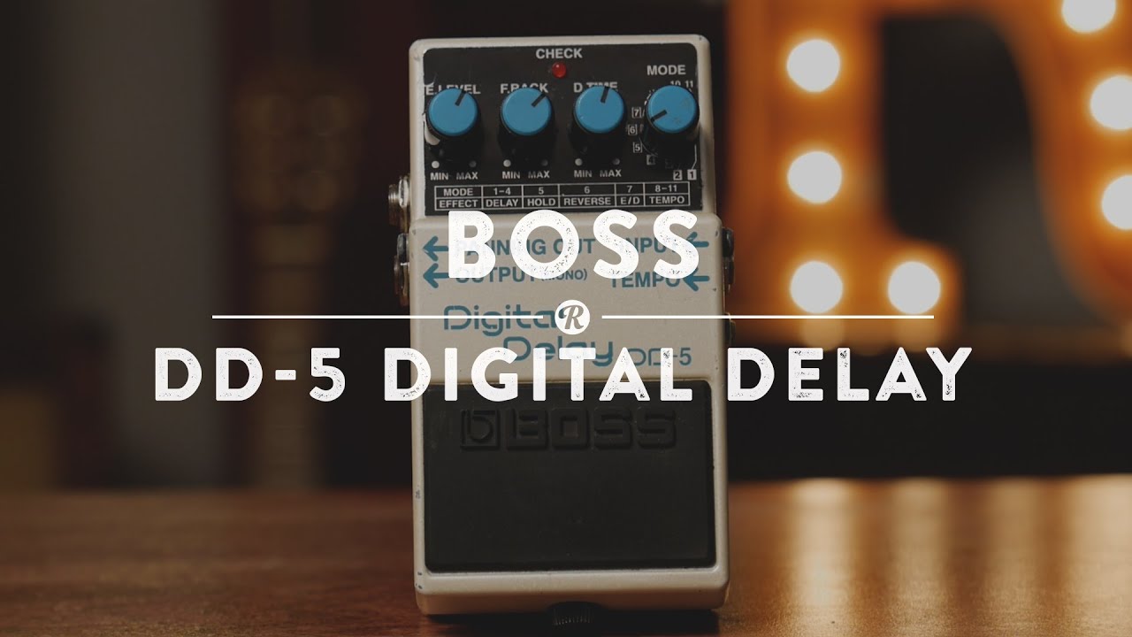 Boss DD-5 Digital Delay | Демонстрационное видео реверберации