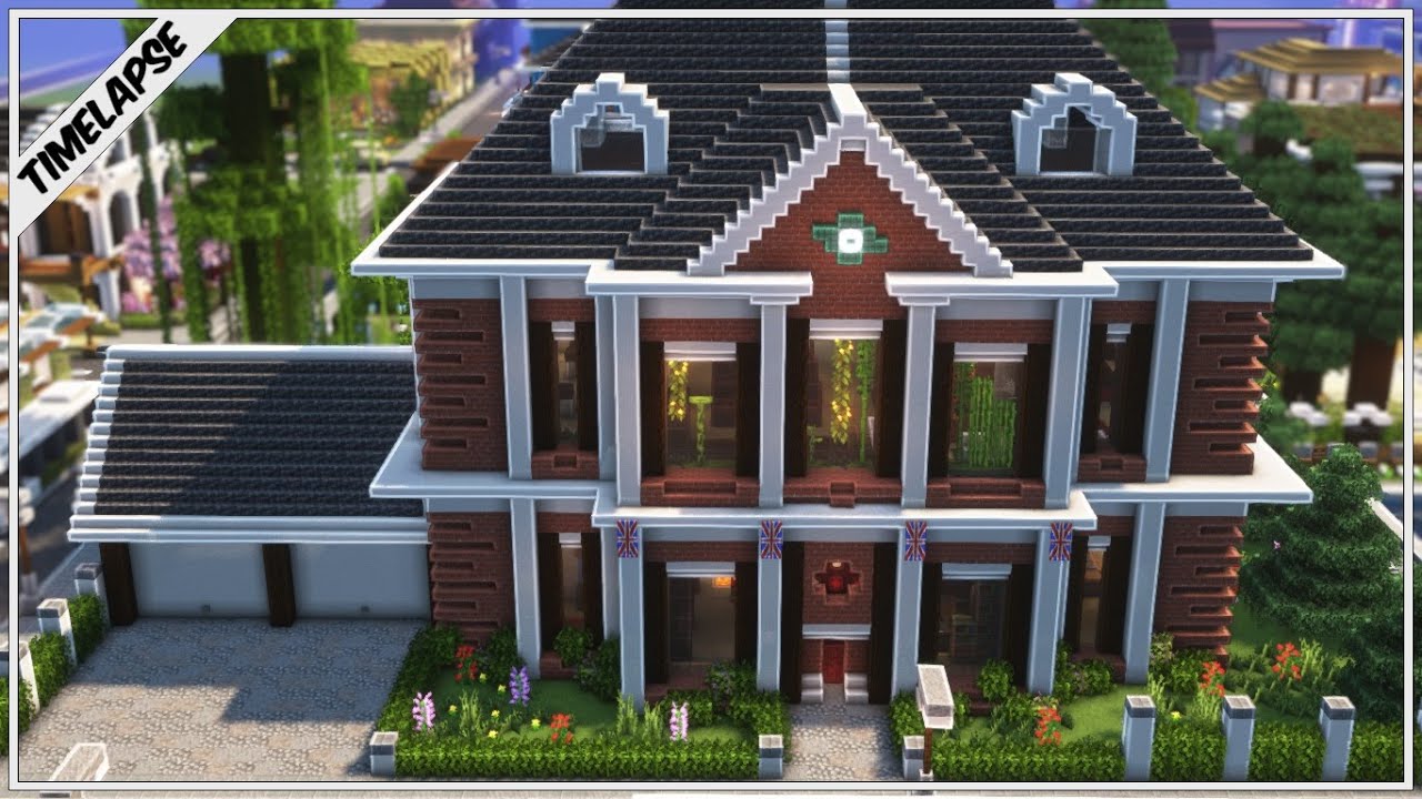 I built a Georgian House in Minecraft | Building A City | Ep. 37|