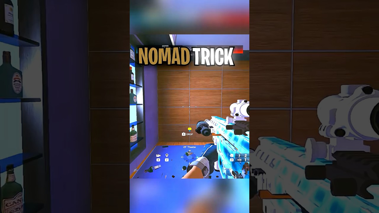 INVISIBLE NOMAD Airjab Trick 😳 #rainbowsixsiege #r6s #r6tips #shorts