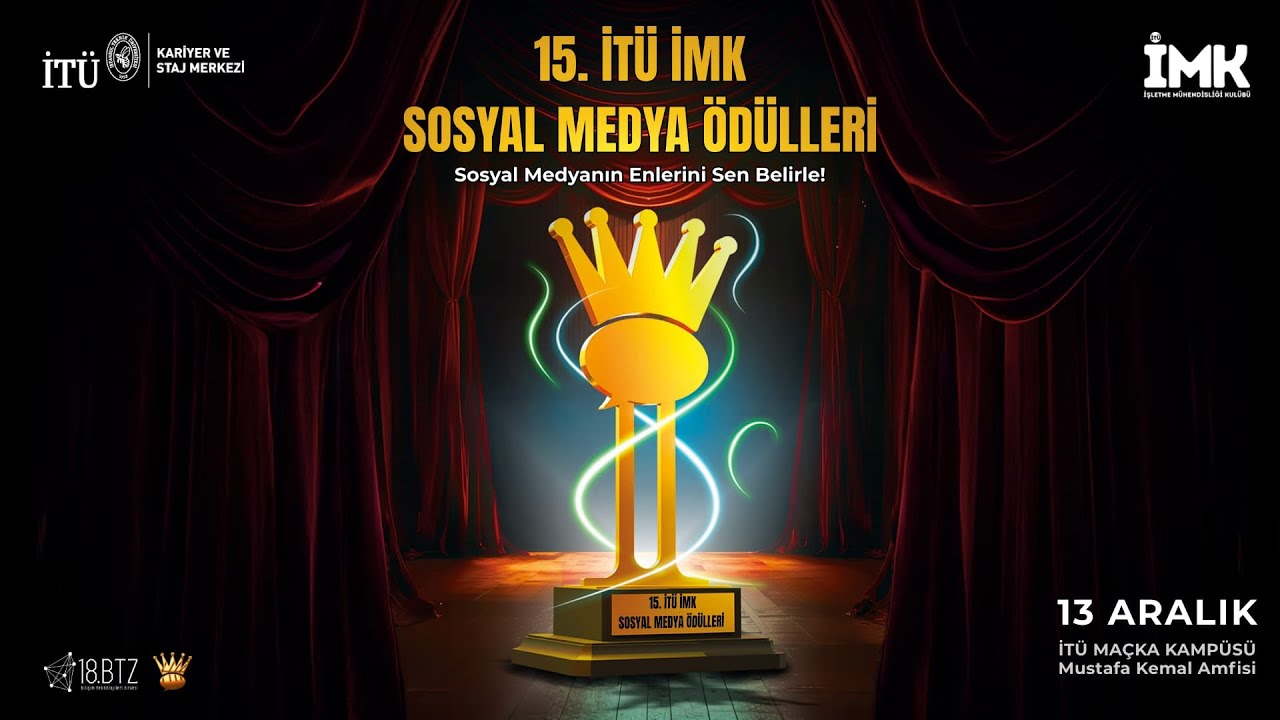 15. İTÜ İMK Sosyal Medya Ödülleri