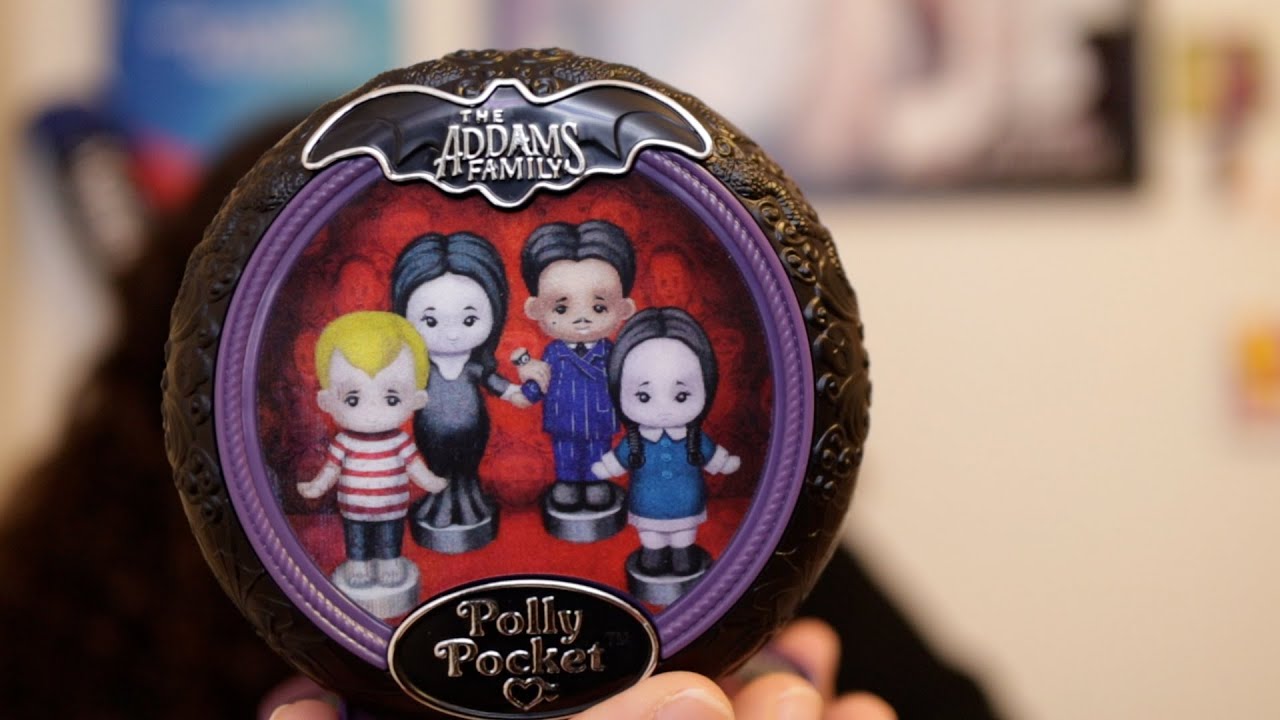 NEW Addams Family Polly Pocket Collector Playset #addamsfamily #mattel #wednesday #wednesdayaddams