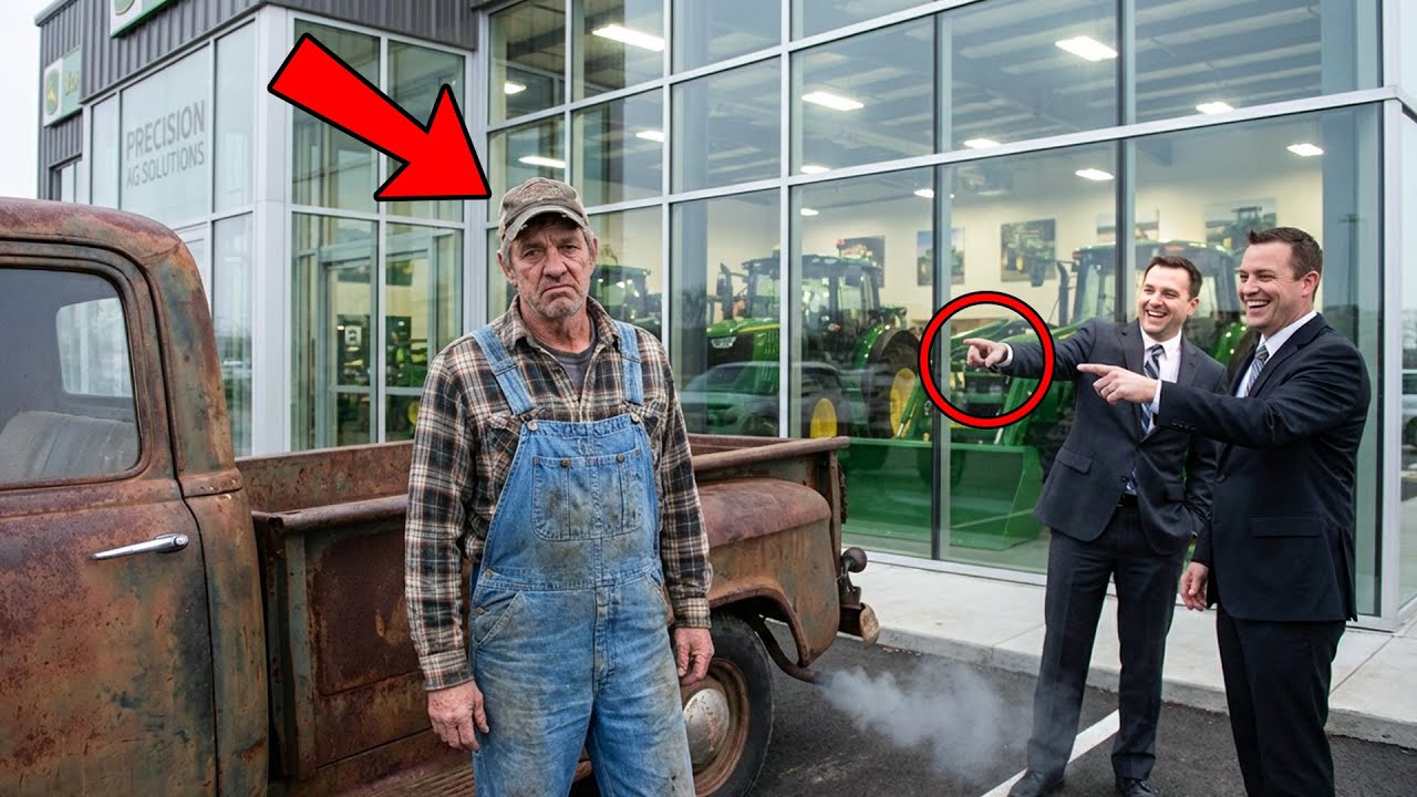 Drove Rusty Pickup to Dealership… They Laughed, Then He Bought Best 3 Machines