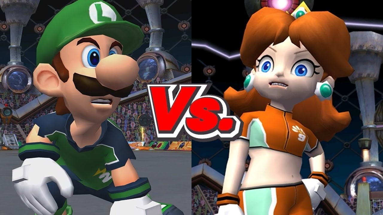 Super Mario Strikers - Luigi/Hammer Bros Vs. Daisy/Hammer Bros