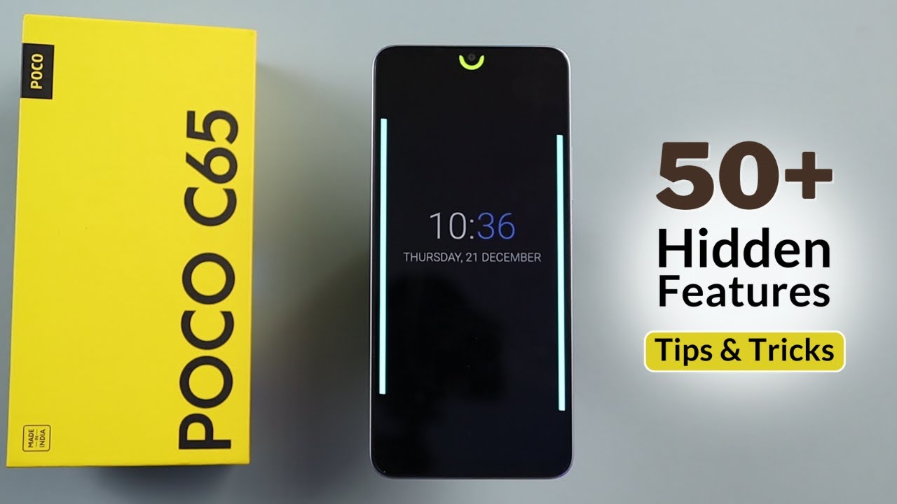 Poco C65 Tips And Tricks || Poco C65 Top 50+ Hidden Features