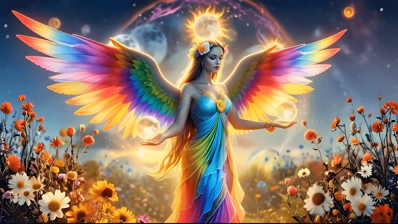 Sun & Moon 528Hz | Divine Feminine Flow, Aura Purification & Spiritual Healing